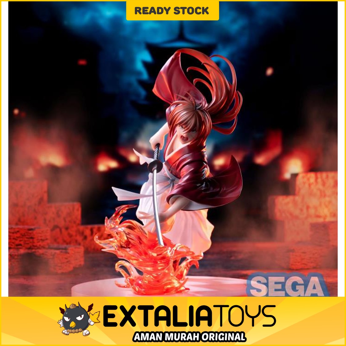 SEGA LUMINASTA FIGURE RUROUNI KENSHIN - KENSHIN HIMURA SEGA LUMINASTA FIGURE RUROUNI KENSHIN - KENSHIN HIMURA